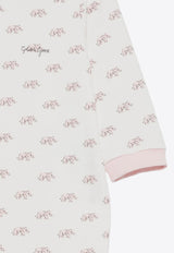 Baby Girls Elephant Print Onesie Set - Set of 3