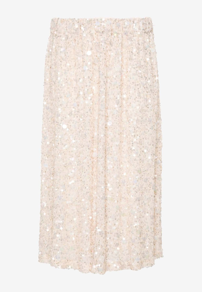 Galassia Sequined Midi Skirt