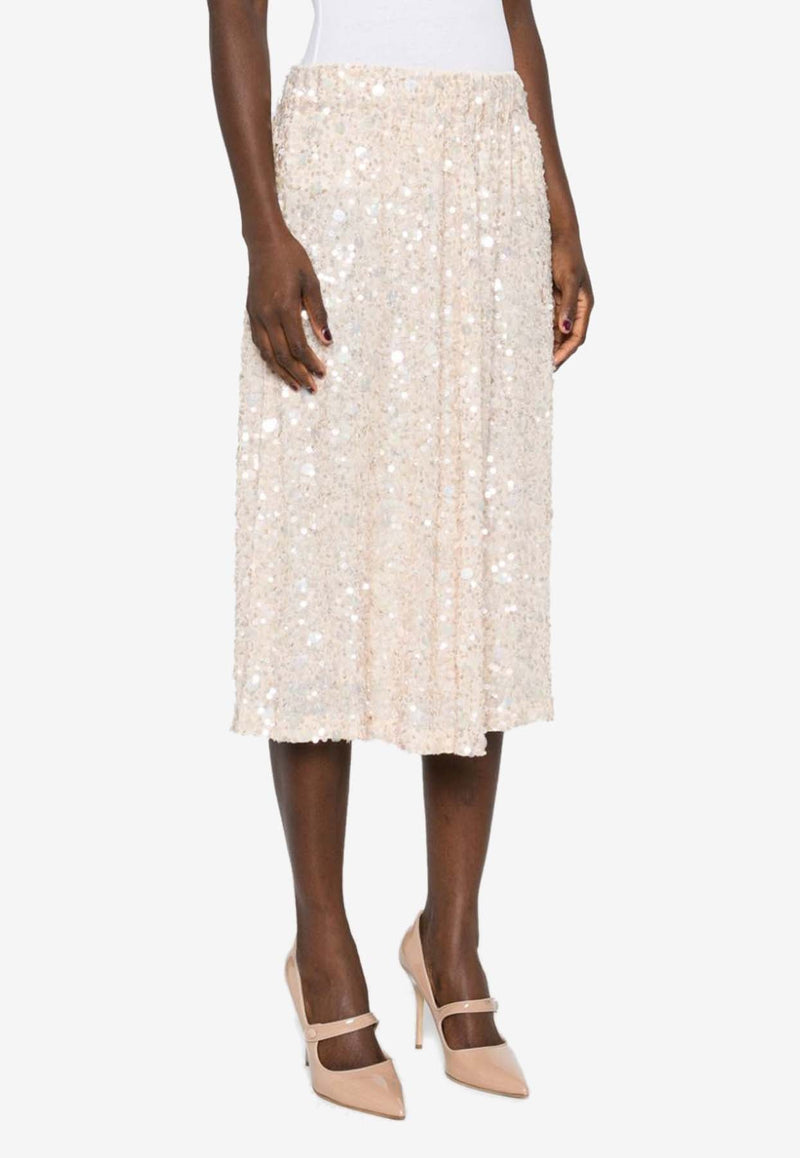 Galassia Sequined Midi Skirt