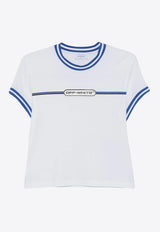 Striped 90's Logo T-shirt