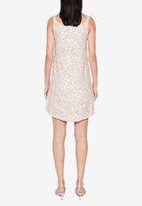 Galassia Sequin-Embellished Mini Dress