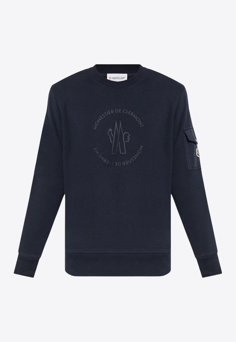 Logo Print Cargo Sweatshirt