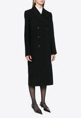 Double-Breasted Wool Coat