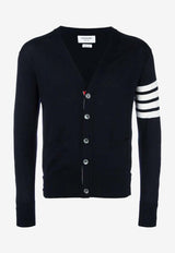 4-Bar Stripes Knitted Cardigan