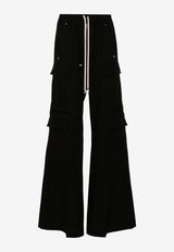 Cargobelas Wide-Leg Wool Pants