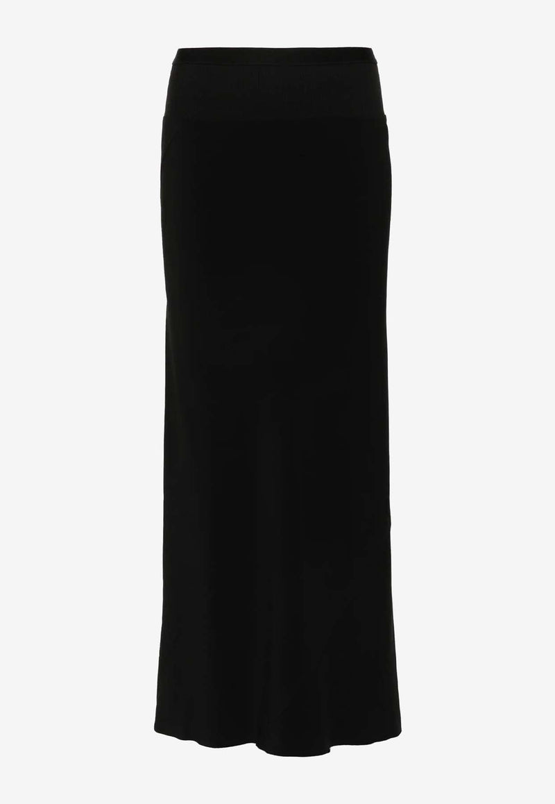 Calf Bias Midi Skirt