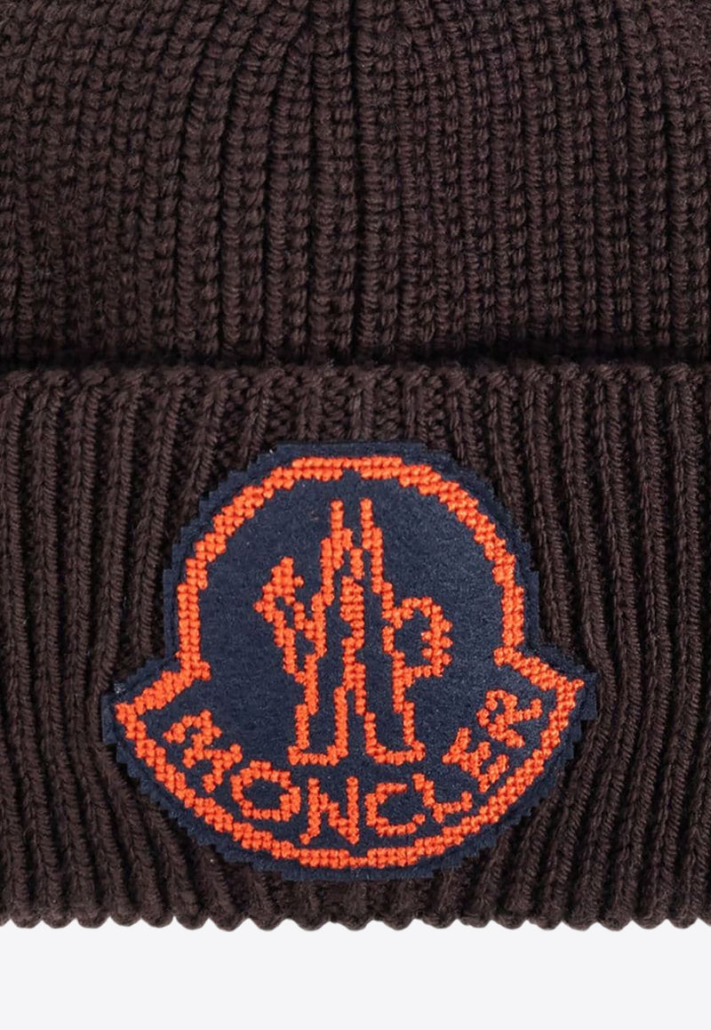 Logo Patch Wool Beanie