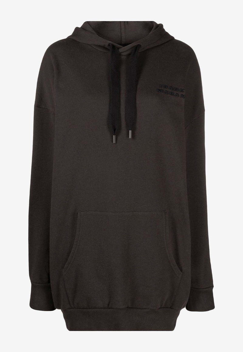 Solena Logo Embroidered Oversized Hoodie