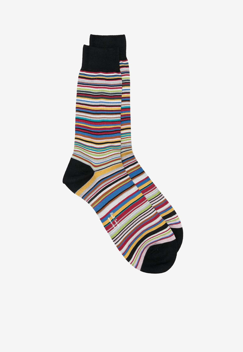 Signature Striped Socks