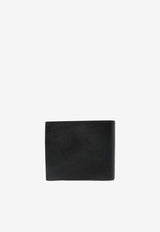 Logo Stamp Leather Bi-Fold Wallet