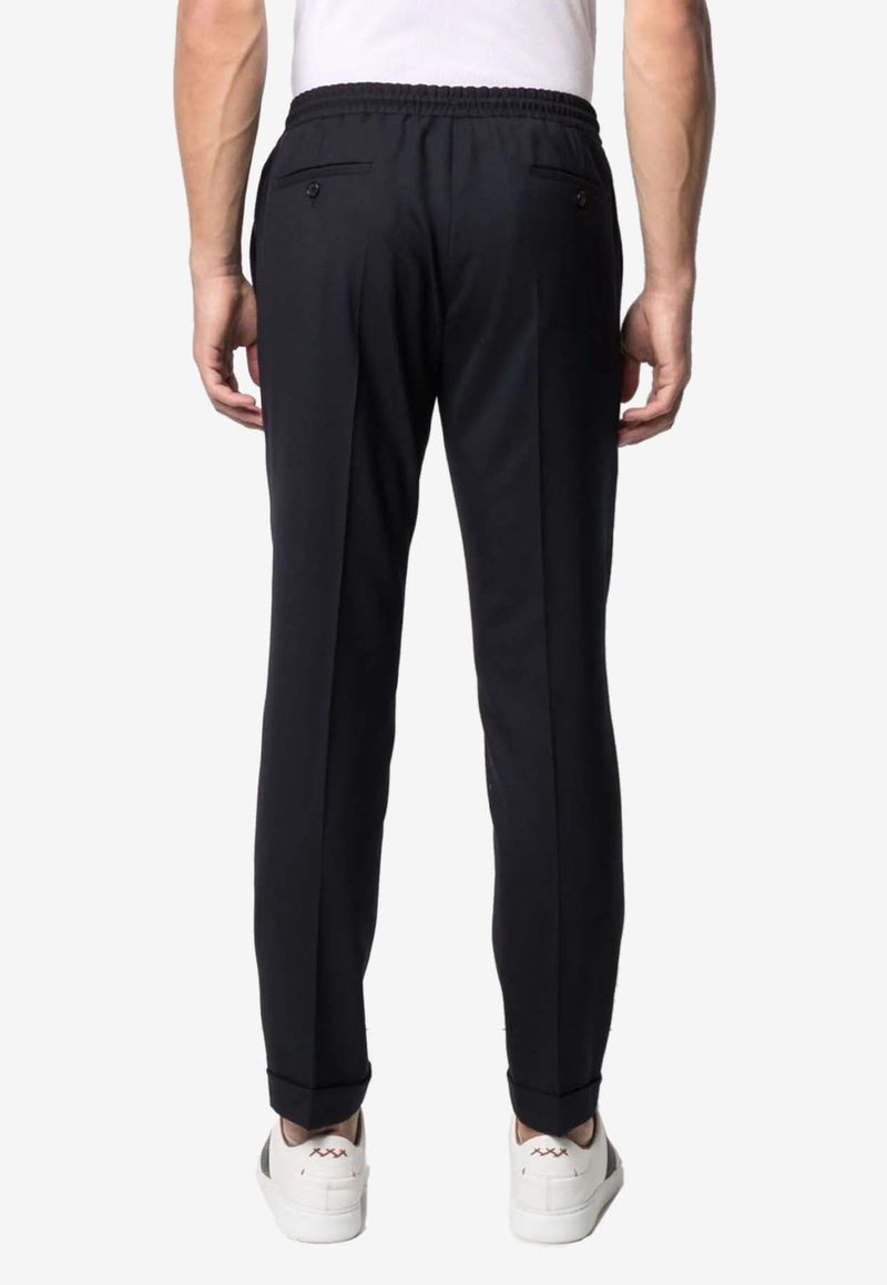 Tapered-Leg Drawstring Pants