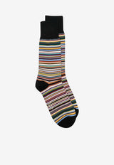 Signature Striped Socks