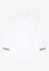 Long-Sleeved Poplin Shirt