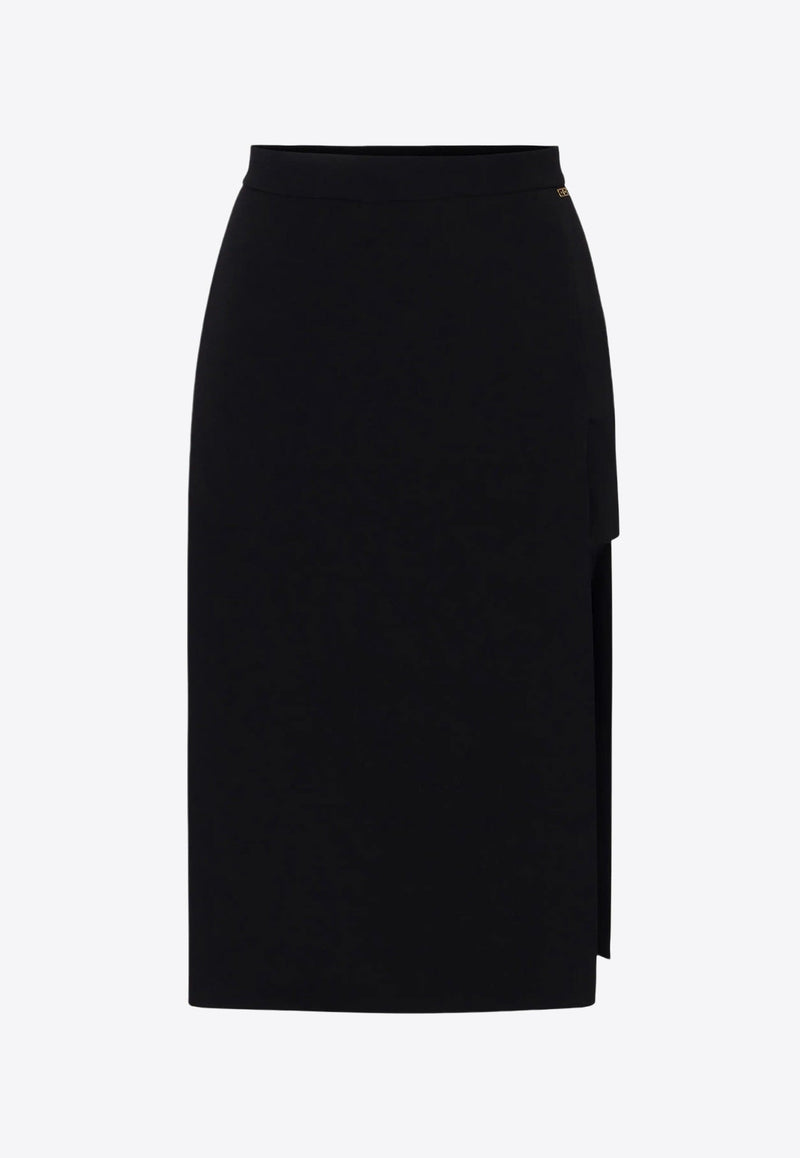 Asymmetric Skirt with Slit