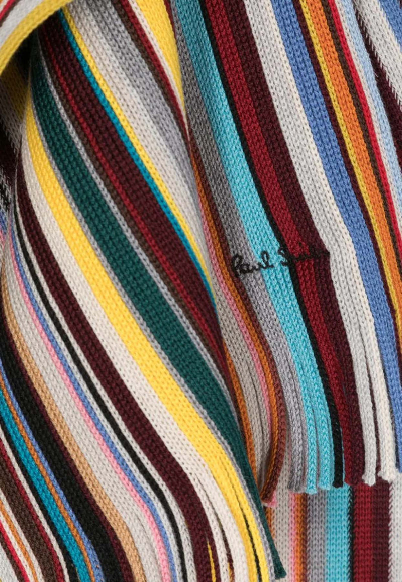 Signature Striped Scarf