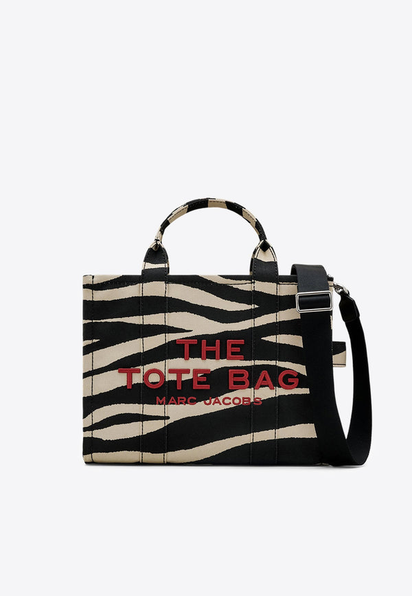 The Medium Zebra Canvas Tote Bag