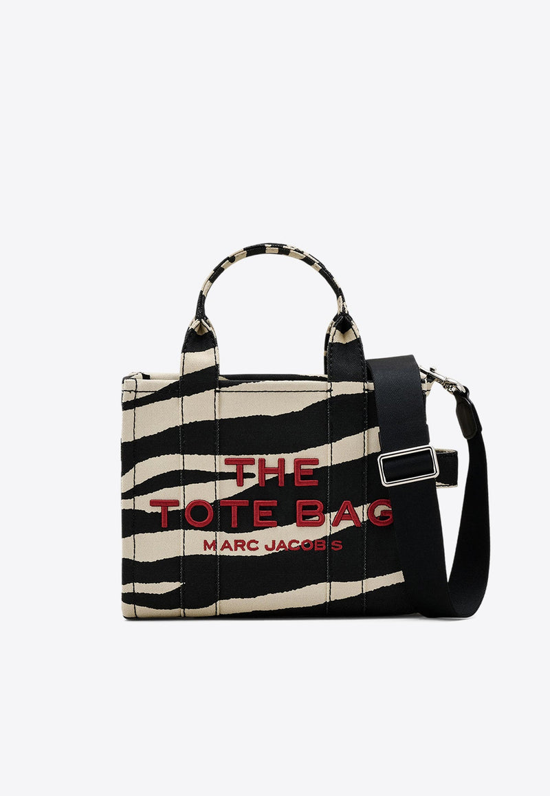 The Small Zebra Canvas Tote Bag