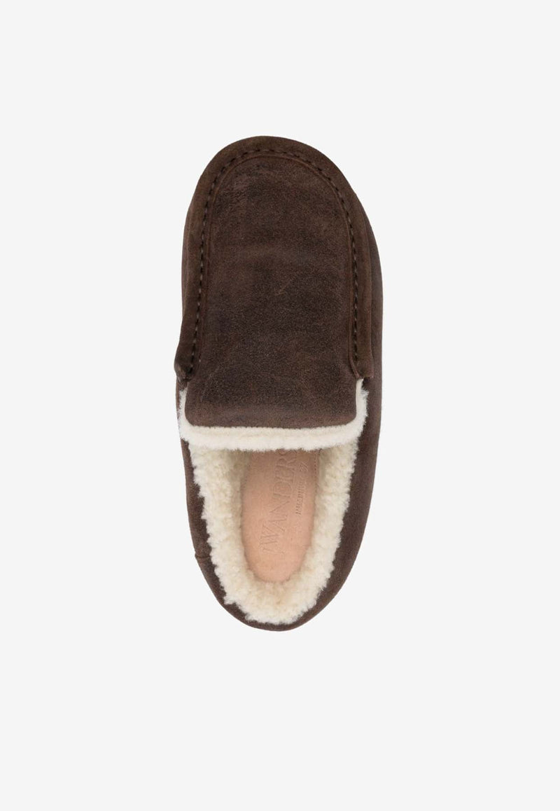 Suede Padded Slippers