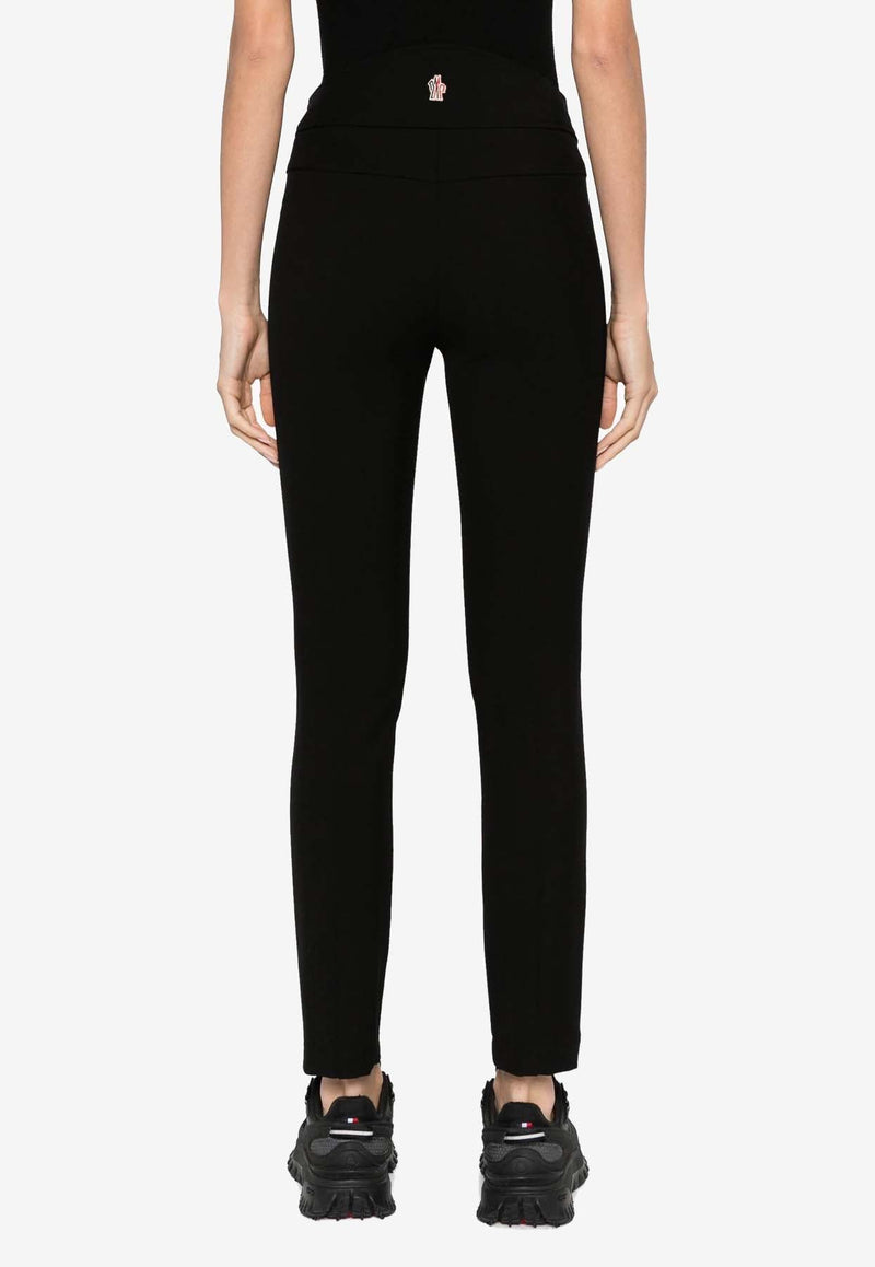 Logo Appliqué Stretch Twill Pants