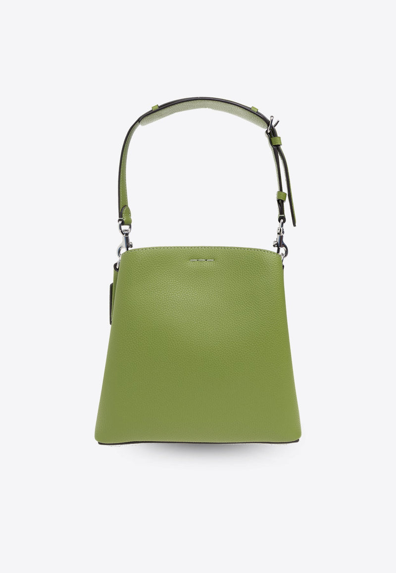 Willow Pebbled Leather Bucket Bag