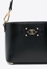 Logo Horsebit Faux Leather Shoulder Bag