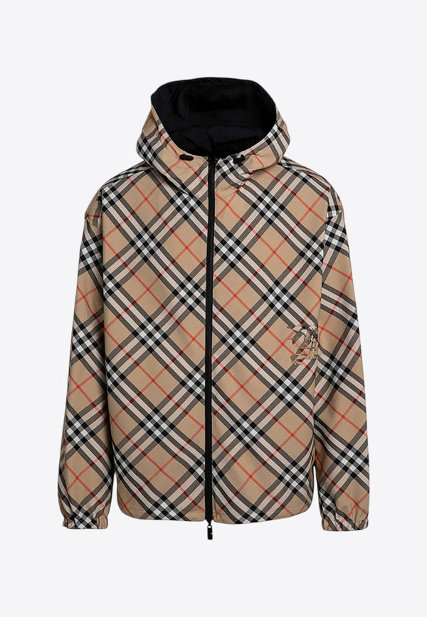 Vintage Check Reversible Zip-Up Jacket