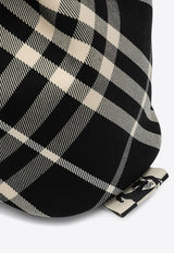 Mini Checked Bucket Bag