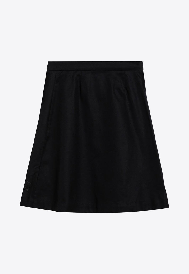 Girls EKD Embroidered Pleated Skirt