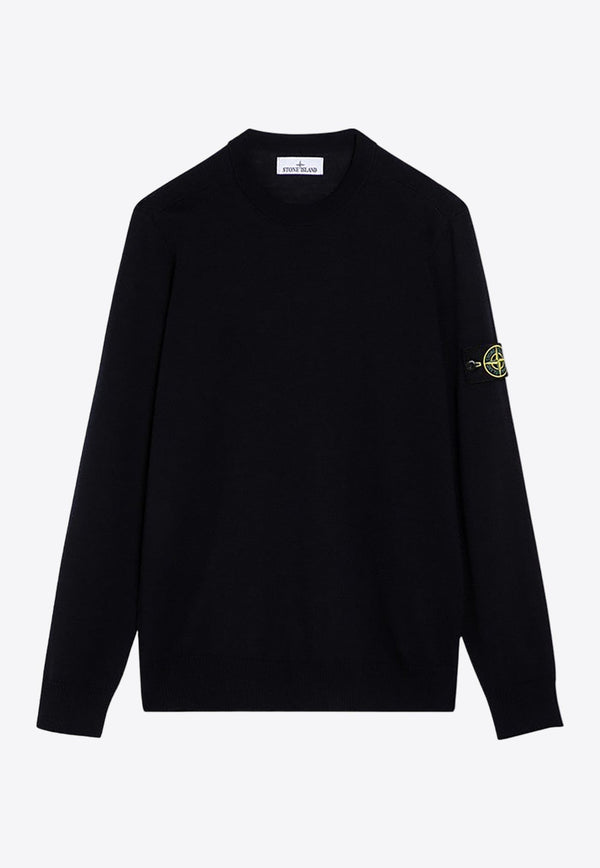 Logo Patch Wool Sweater