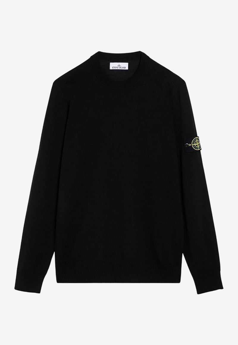 Logo Patch Wool Sweater