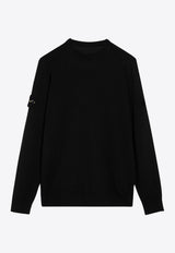 Logo Patch Wool Sweater