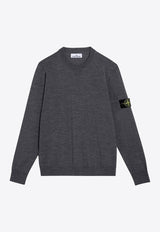 Logo Patch Wool Sweater