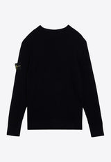 Logo Patch Wool Sweater