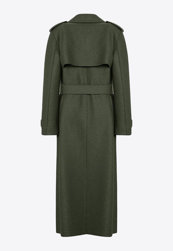 Belted Long Wool Coat