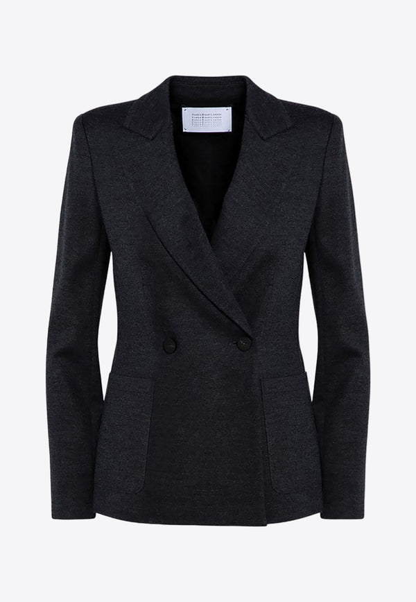 Double-Breasted Wool Blazer