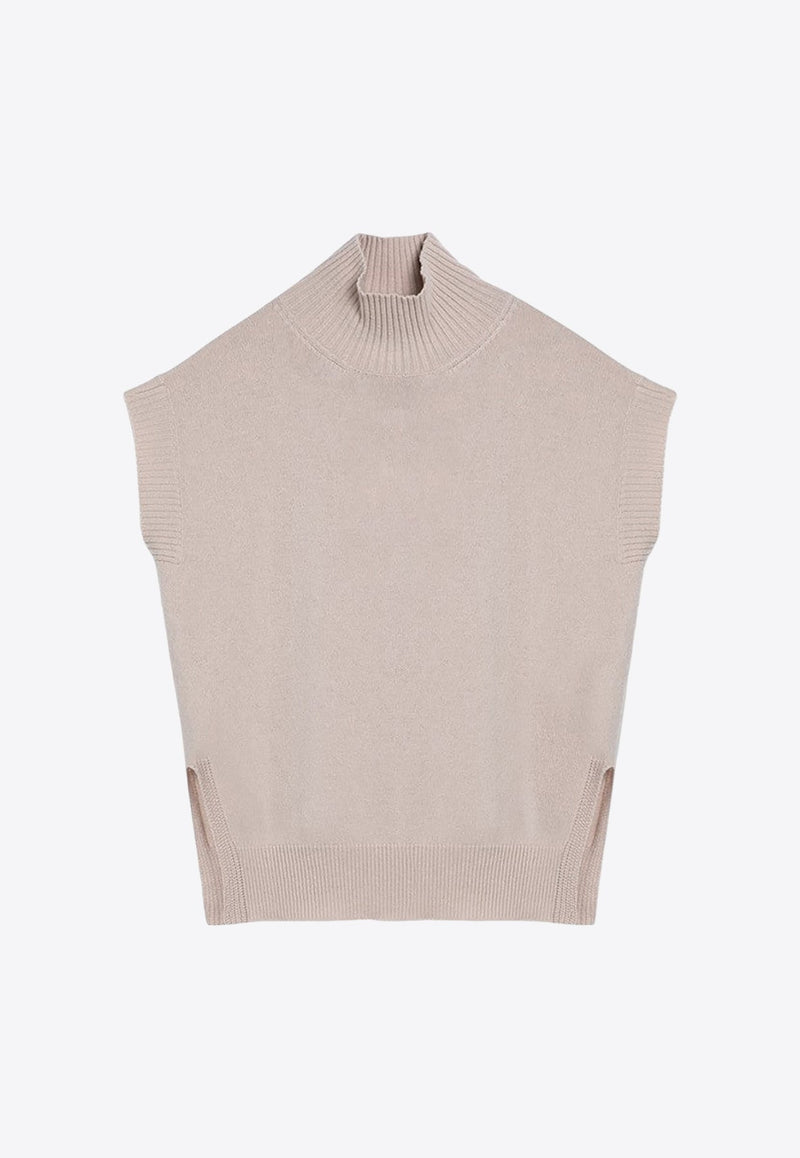 Relaxed Crewneck Wool Sweater Vest