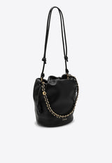 Flamenco Calf Leather Chain Bucket Bag