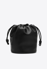 Flamenco Calf Leather Chain Bucket Bag