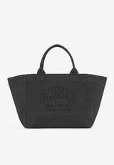 Oversized Washed Canvas Tote Bag