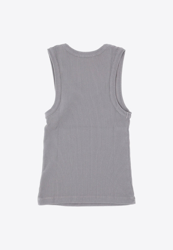 Ribbed Poppy Tank Top