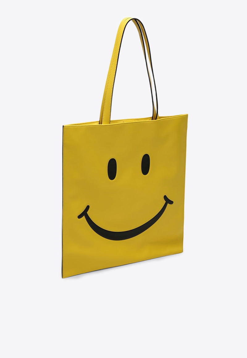 Smiley Nappa Leather Tote Bag