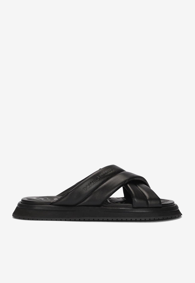 Crossed Strap Slides