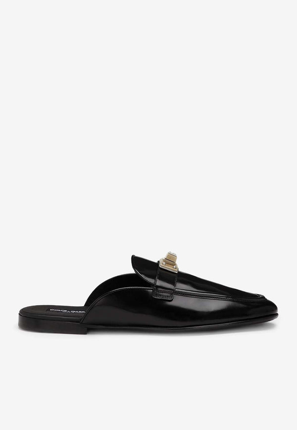 Ariosto Brushed Leather Mules