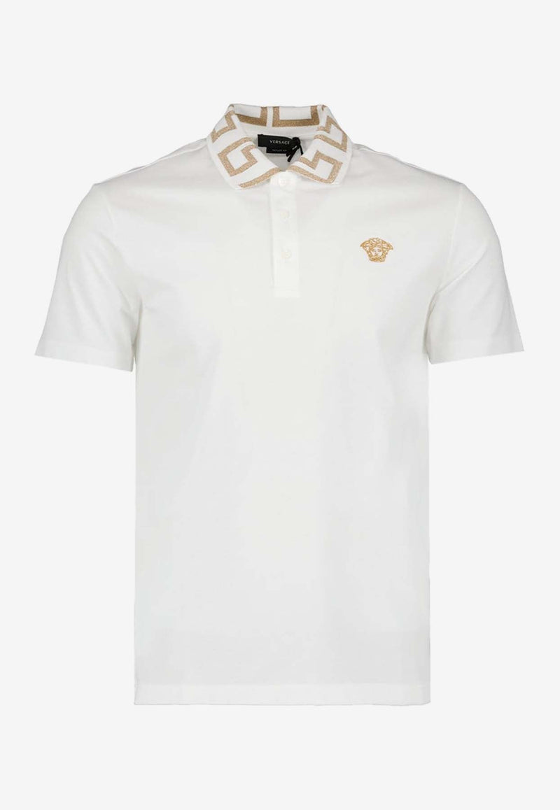 Greca Collar Polo T-shirt