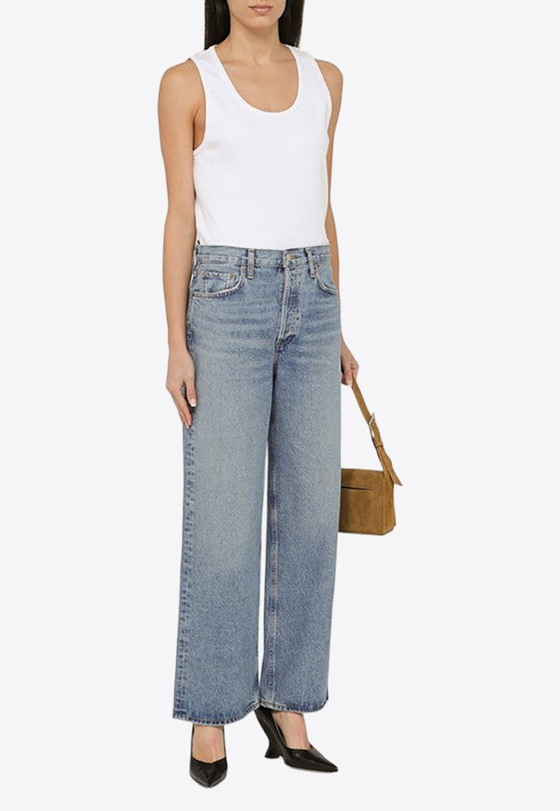 Low Slung Baggy Straight-Leg Jeans