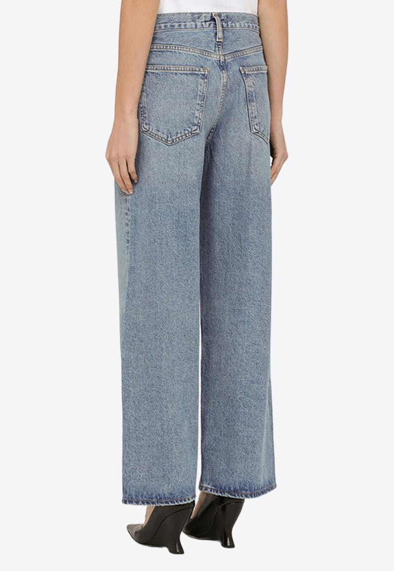 Low Slung Baggy Straight-Leg Jeans