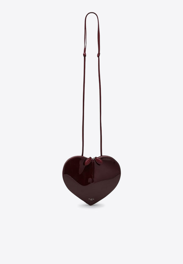 Le Coeur Patent Leather Shoulder Bag