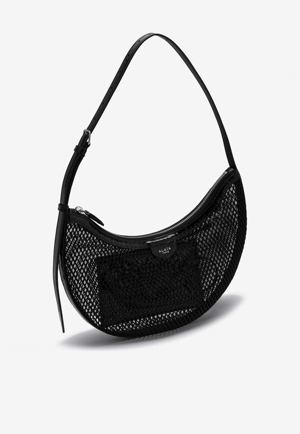 One Piece Demi Lune Mesh Hobo Bag