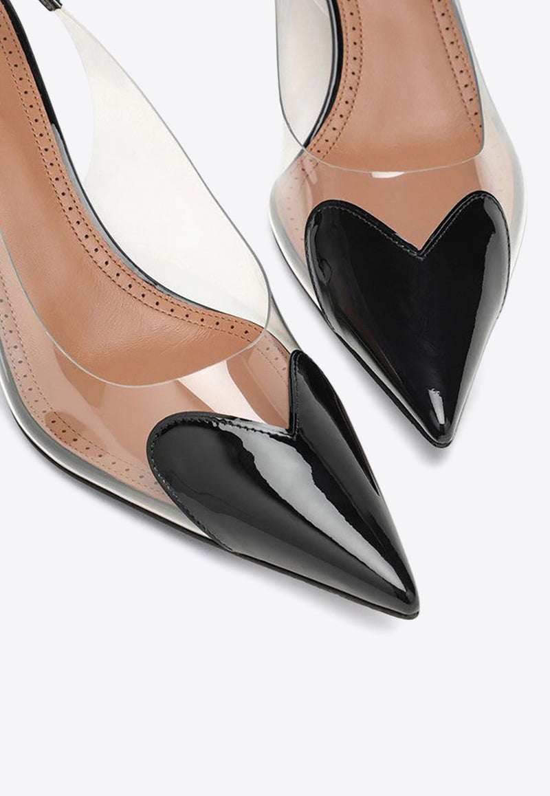 Le Coeur 55 Plexi Slingback Pumps