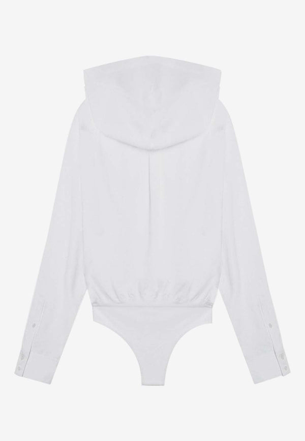 Hooded Bodysuit Top